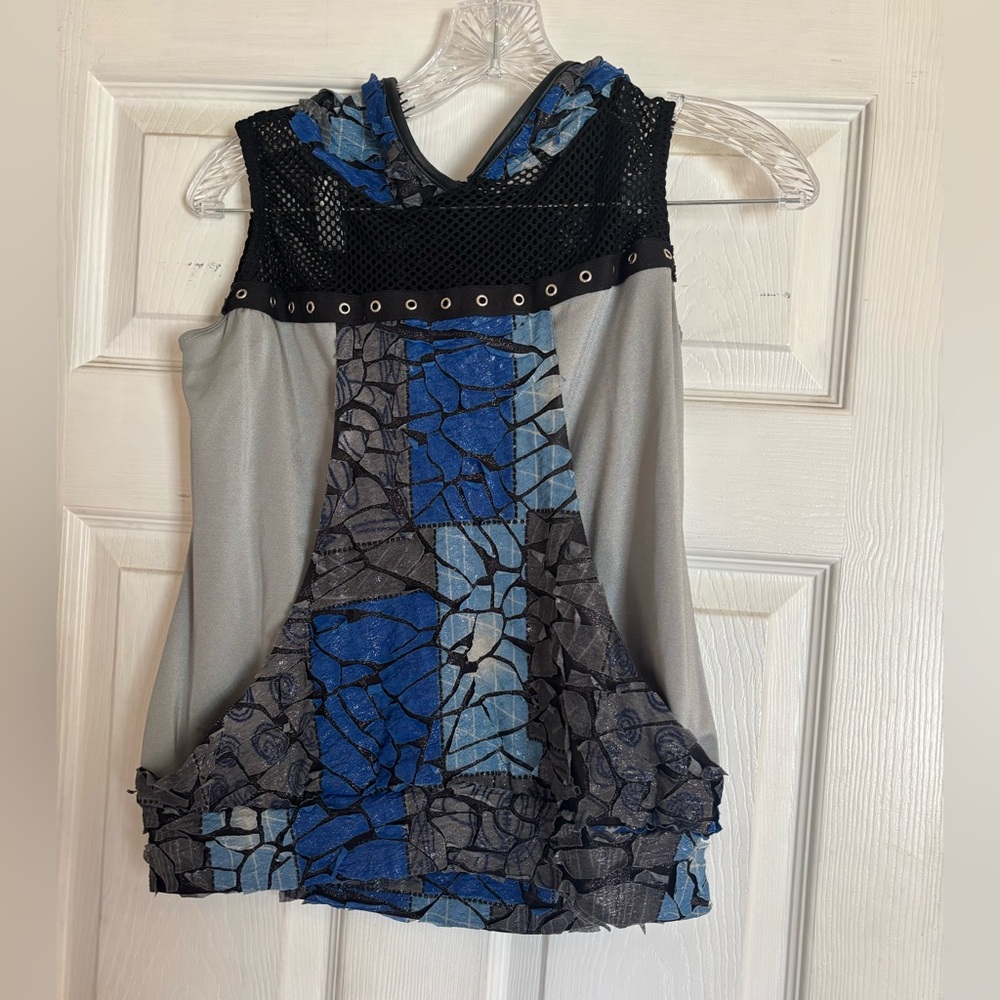 Blue and Gray Dance Costume